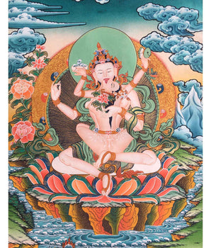 sambhogkaya yabyum thangka