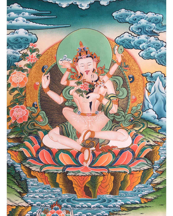 sambhogkaya yabyum thangka