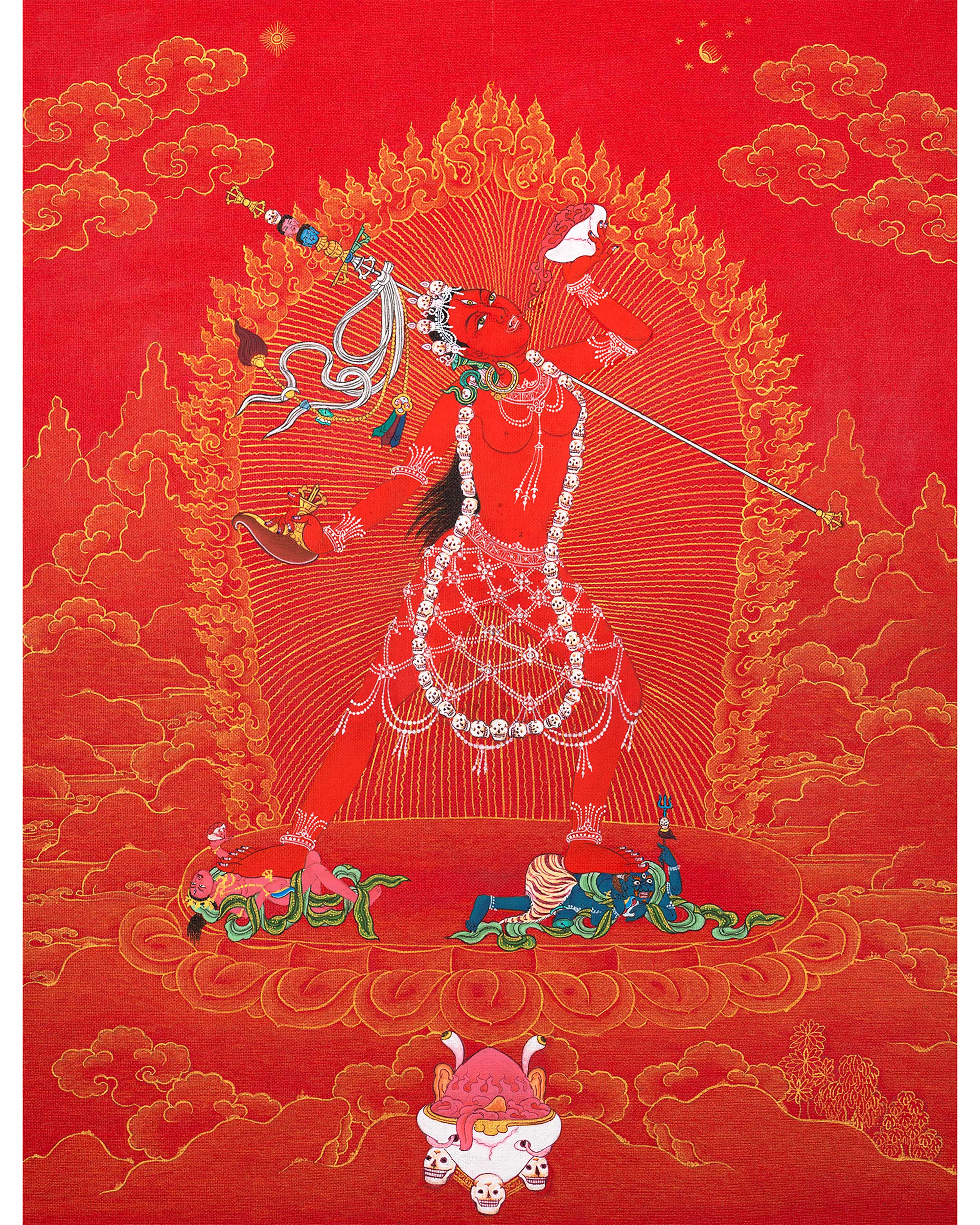 Dakini Vajrayogini Thangka | Tibetan Buddhist Art