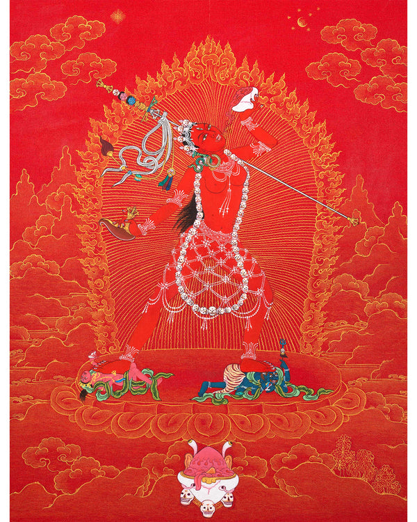 Dakini Vajrayogini Thangka | Tibetan Buddhist Art