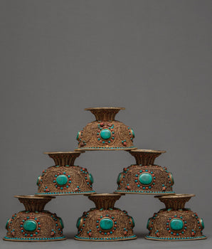 Tibetan offering bowl