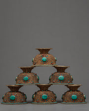 Tibetan offering bowl